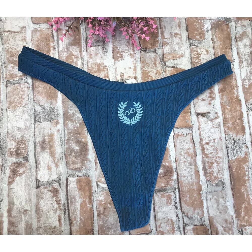 RARE NEW PINK BY VICTORIA'S SECRET LARGE SMOOTH THONG PANTIES